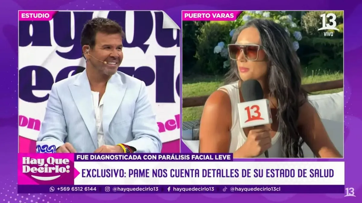 Pamela Díaz se pronuncia sobre su experiencia con la parálisis facial. Pamela Díaz se pronuncia sobre su experiencia con la parálisis facial.