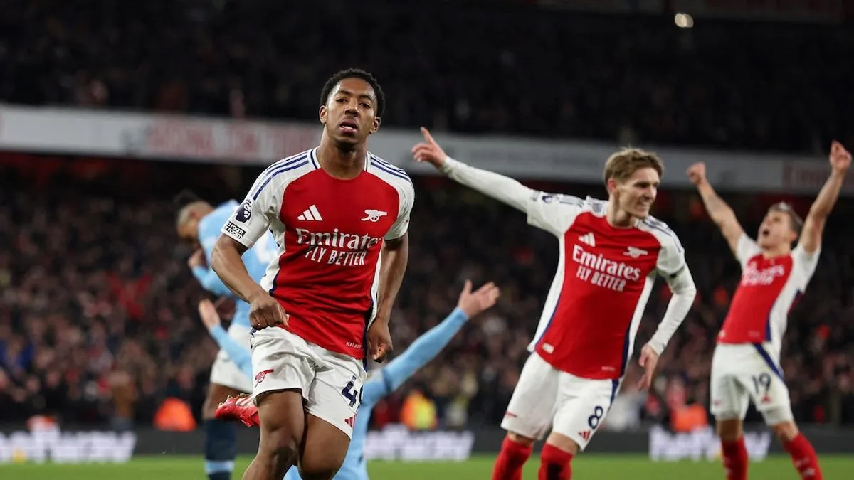 Arsenal sorprende a Manchester City con una contundente goleada histórica.