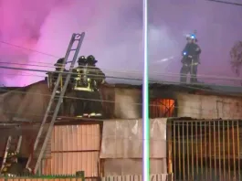 Incendio en Puente Alto: cuatro viviendas afectadas