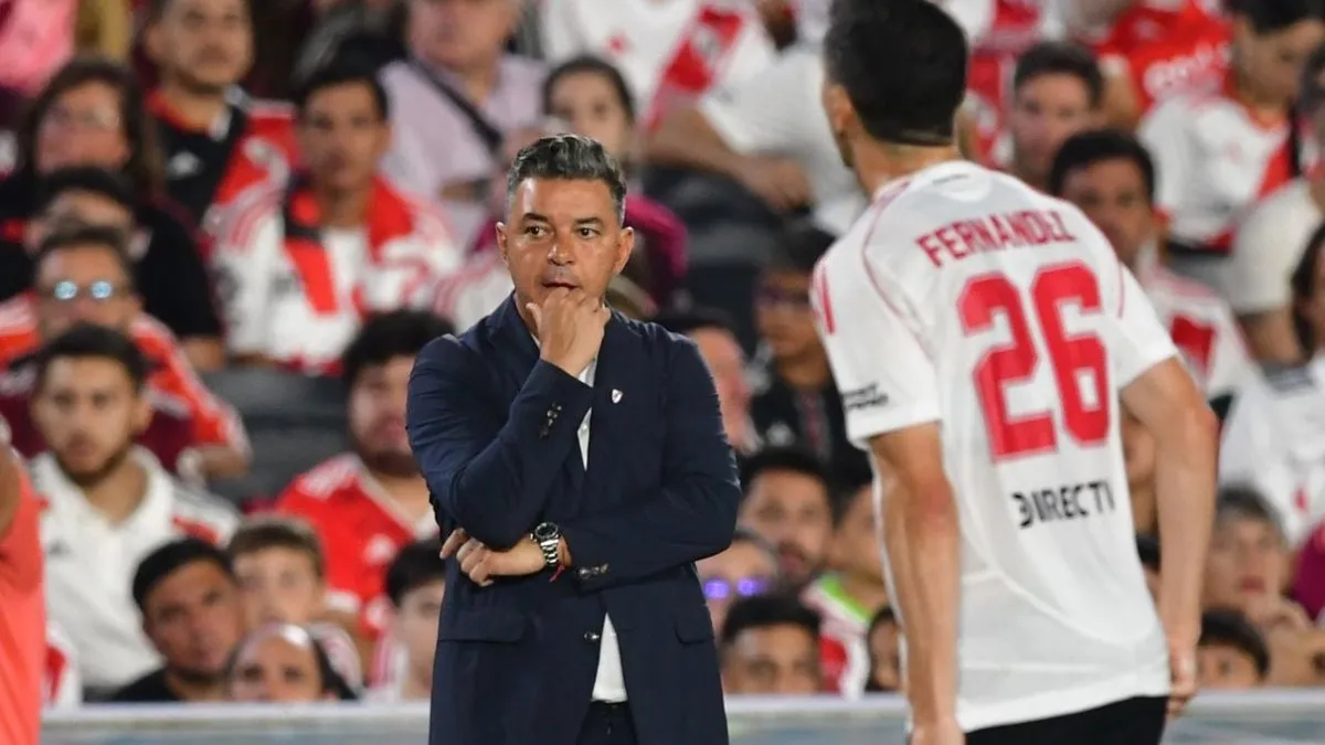 Marcelo Gallardo sorprende al marginar a dos referentes en River Plate.