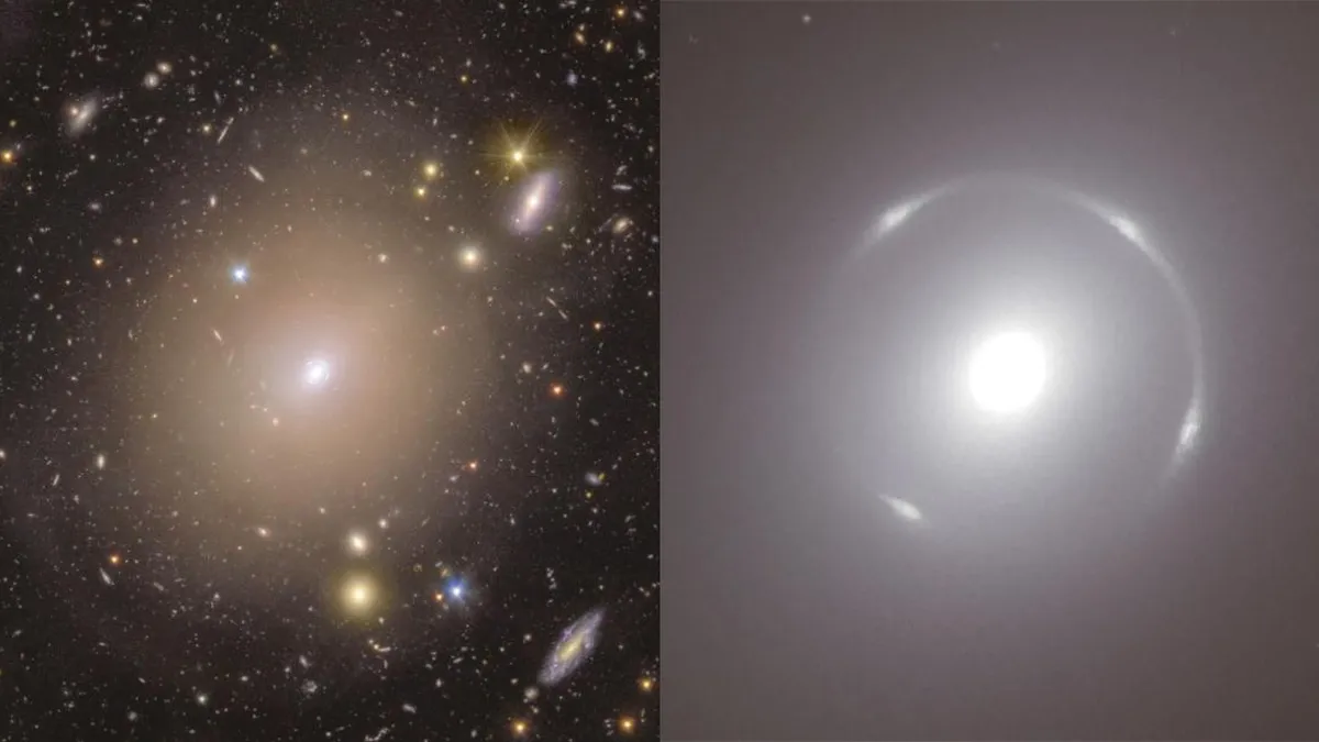 El telescopio Euclid descubre un Anillo de Einstein cercano a la Tierra.