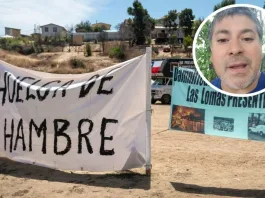 Un sureño en huelga de hambre por el megaincendio