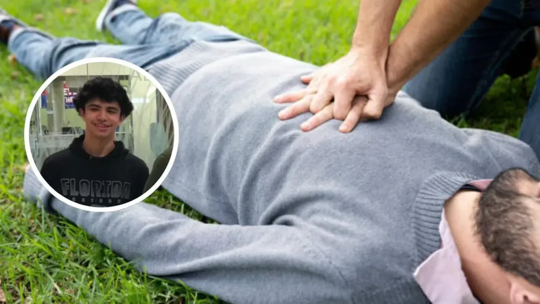 Joven de 15 años salva a su padrastro con RCP al ritmo de "Stayin’ Alive".