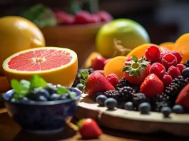 Tres frutas esenciales para una dieta saludable y nutritiva diaria.
