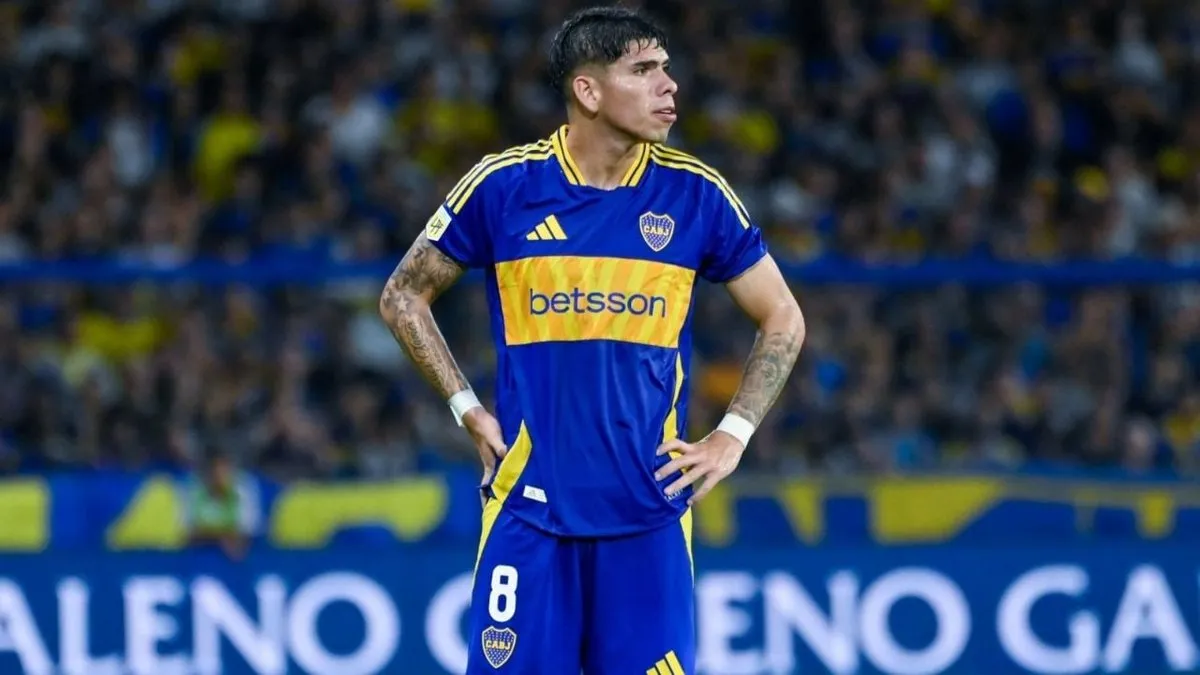 Fernando Gago sanciona a Carlos Palacios por indisciplina en Boca Juniors.