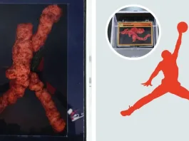 Un Cheeto con forma del logo de Jordan se subasta tras la venta de 'Cheetozard'.