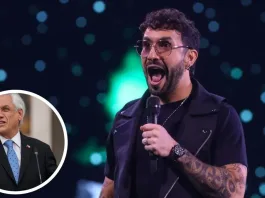 Edo Caroe enfrenta críticas por chiste sobre Piñera en Viña 2025