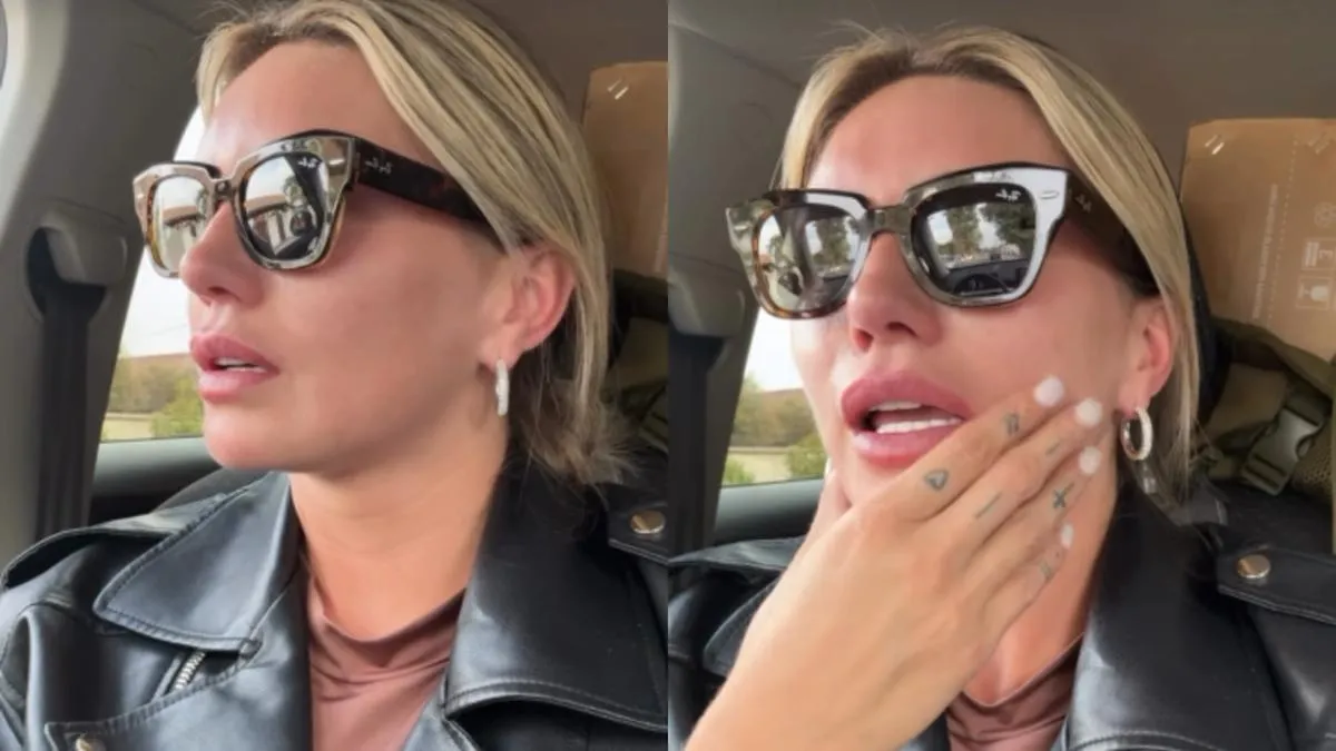 Faloon Larraguibel se emociona durante su mudanza