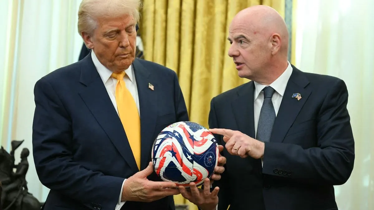 Infantino a Trump: "EE.UU. tiene una posibilidad real de ganar el Mundial 2026".