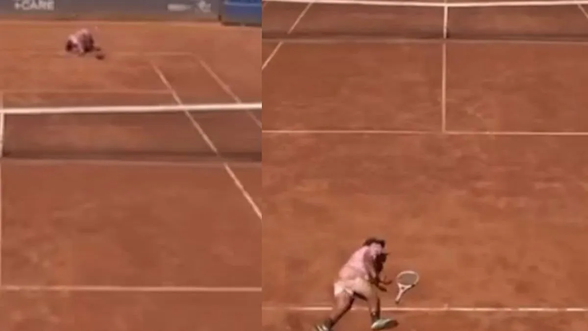 Un tenista enfrenta un momento crítico durante el Challenger de Santiago.