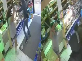 Mujer se defiende con una escoba de un asalto en Los Ángeles