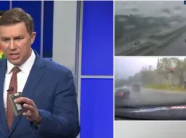 Un tornado sorprende a Fox News durante una transmisión en vivo. Impactante momento.