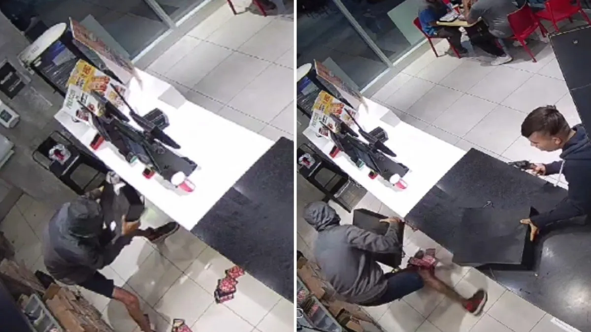 Detenidos tras asaltos en locales de comida rápida y un servicentro en Santiago norte.