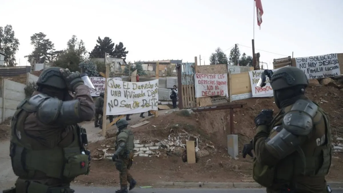 Desalojo en Lajarilla: 90 familias se preparan para abandonar sus hogares en Viña del Mar.