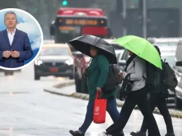 Jaime Leyton advierte sobre posibles lluvias en Santiago en los próximos días.
