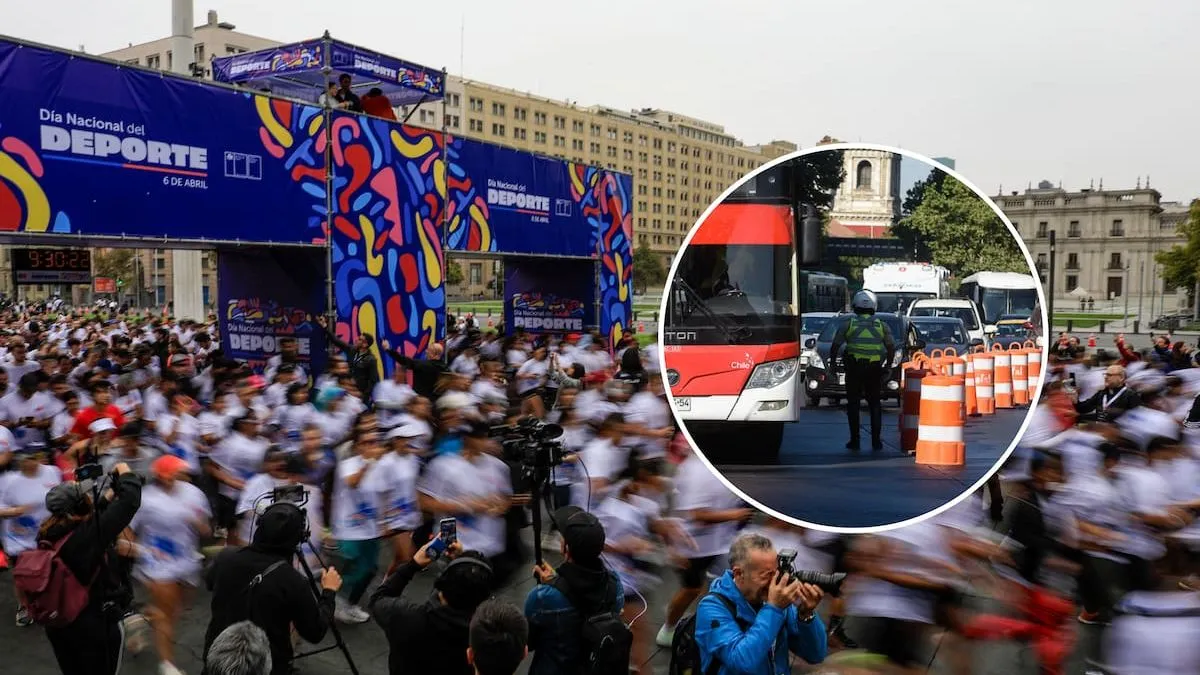 Cortes de calles en Santiago por el Día Nacional del Deporte y la Corrida Más Grande.