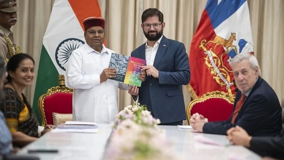 El presidente Boric finaliza su histórica visita a India El presidente Boric finaliza su histórica visita a India