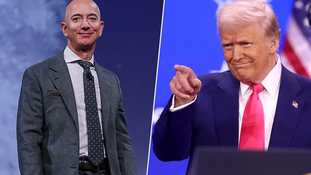 Tensión entre Trump y Bezos tras informe de Amazon sobre aranceles y precios.