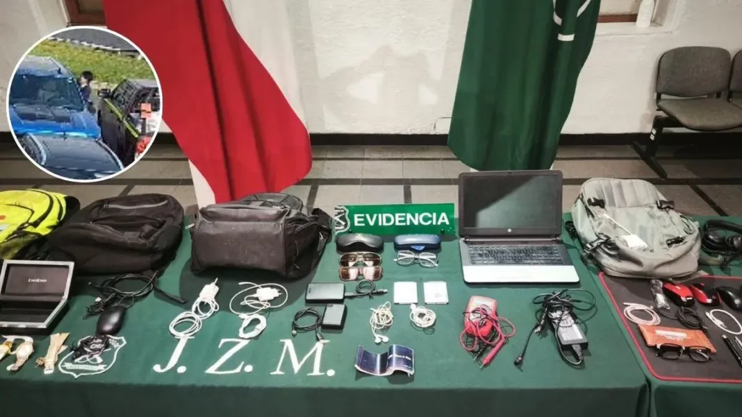 Cámaras revelan la identidad del ladrón de servicentros en Costanera Norte.