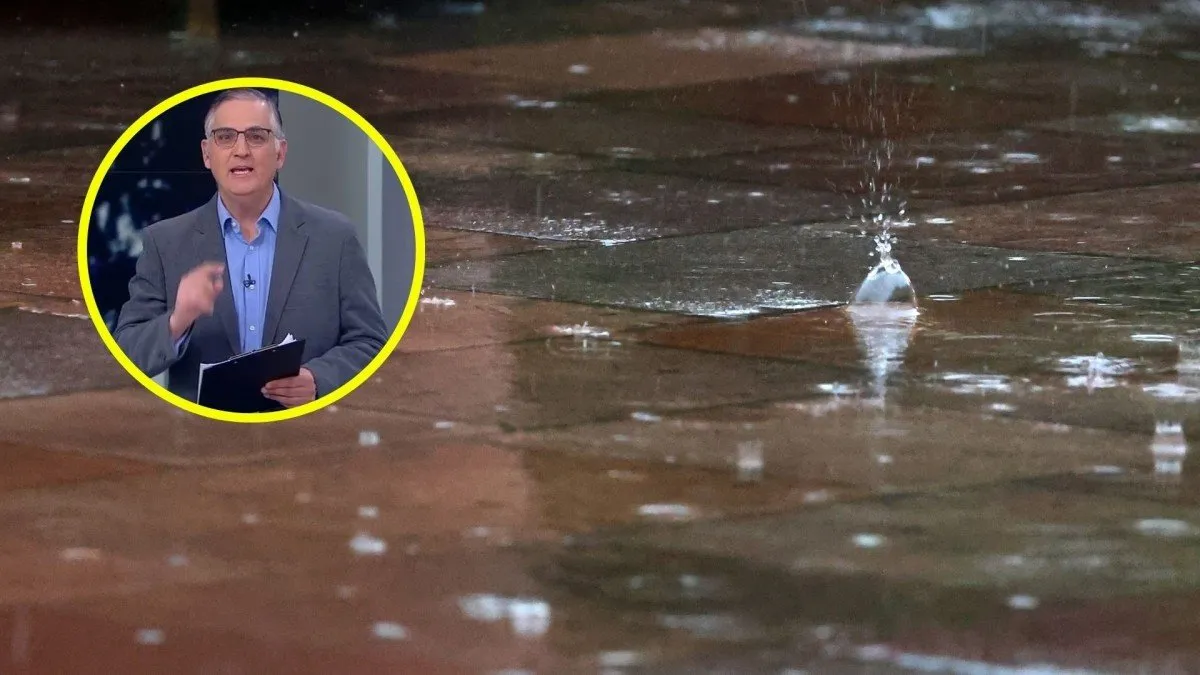 Meteorólogo de Mega pronostica lluvias para este fin de semana en la RM. Meteorólogo de Mega pronostica lluvias para este fin de semana en la RM.