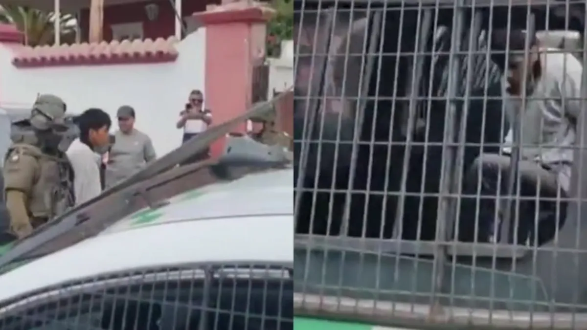 Reo escapa de hospital en Arica tras robar arma a gendarme; Carabineros lo recapturan.