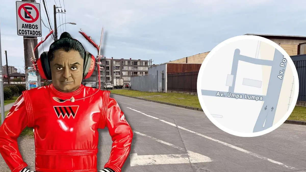 En honor a la misteriosa calle Umpa Lumpa en San Pedro de la Paz