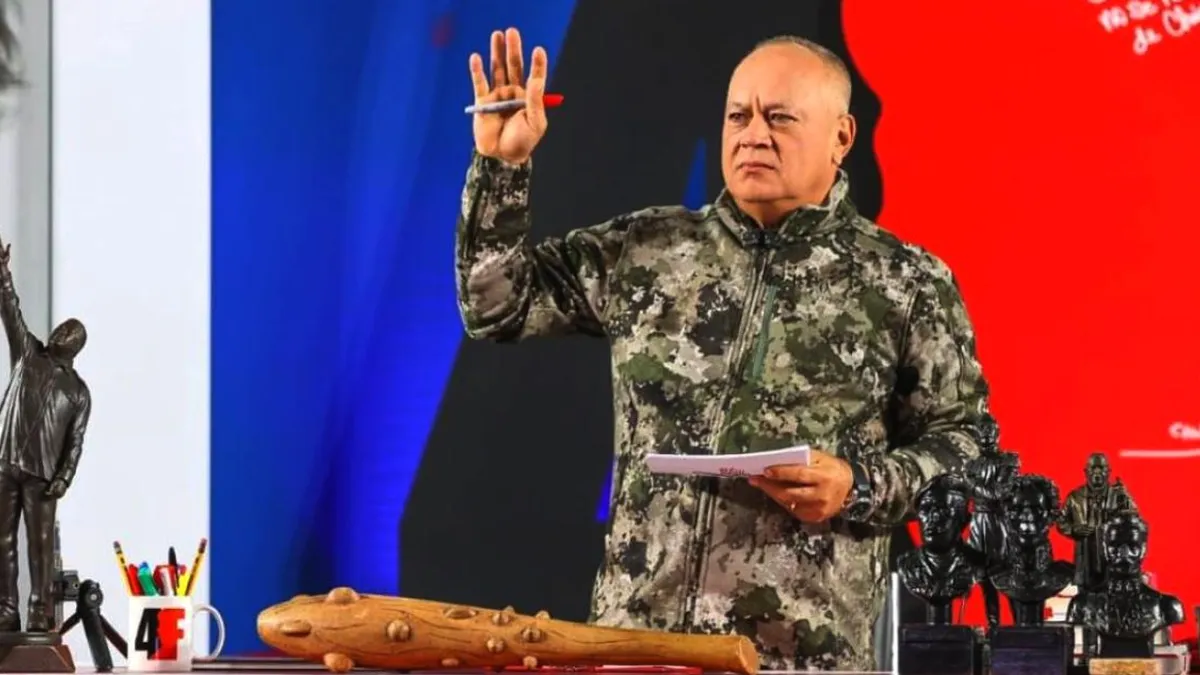 Diosdado Cabello: Venezuela lista para enfrentar "lo que venga" ante despliegue naval.