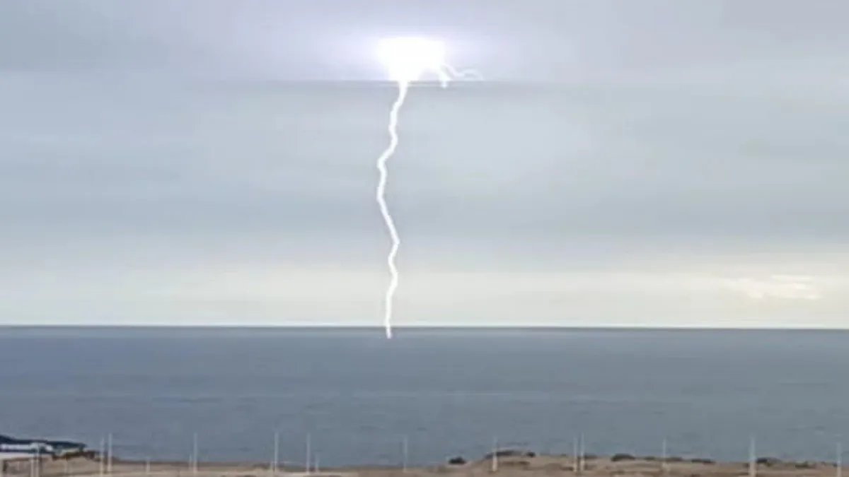 Alerta meteorológica en Antofagasta por posibles tormentas eléctricas.