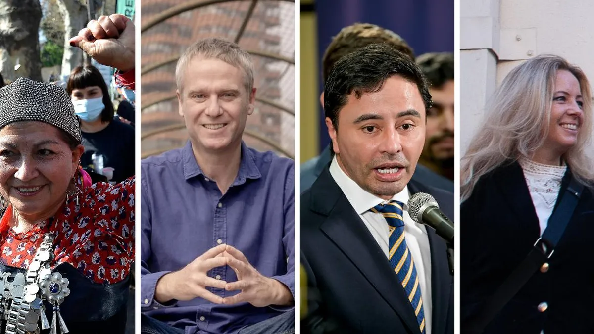 Los cuatro candidatos al Congreso en La Araucanía que no votan en la región.