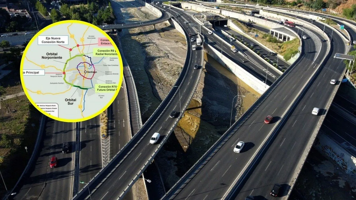 Descubre el innovador diseño de la Autopista Orbital Norponiente en Santiago.