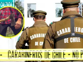 Carabineros interviene tras amenaza con hacha en La Serena.