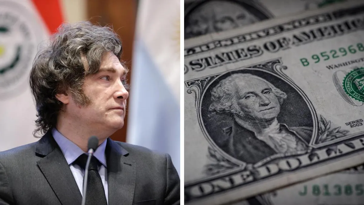 El dólar en Argentina alcanza un nuevo récord en medio de la incertidumbre económica. El dólar en Argentina alcanza un nuevo récord en medio de la incertidumbre económica.