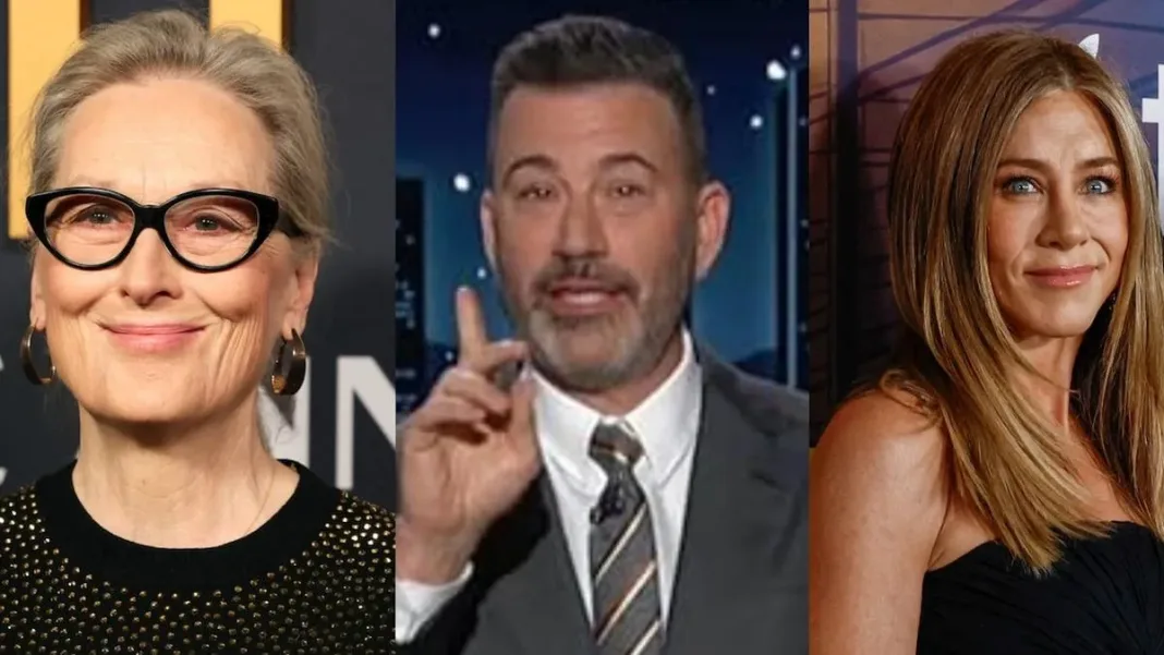 Celebridades como Meryl Streep y Tom Hanks se manifiestan por Jimmy Kimmel. Celebridades como Meryl Streep y Tom Hanks se manifiestan por Jimmy Kimmel.