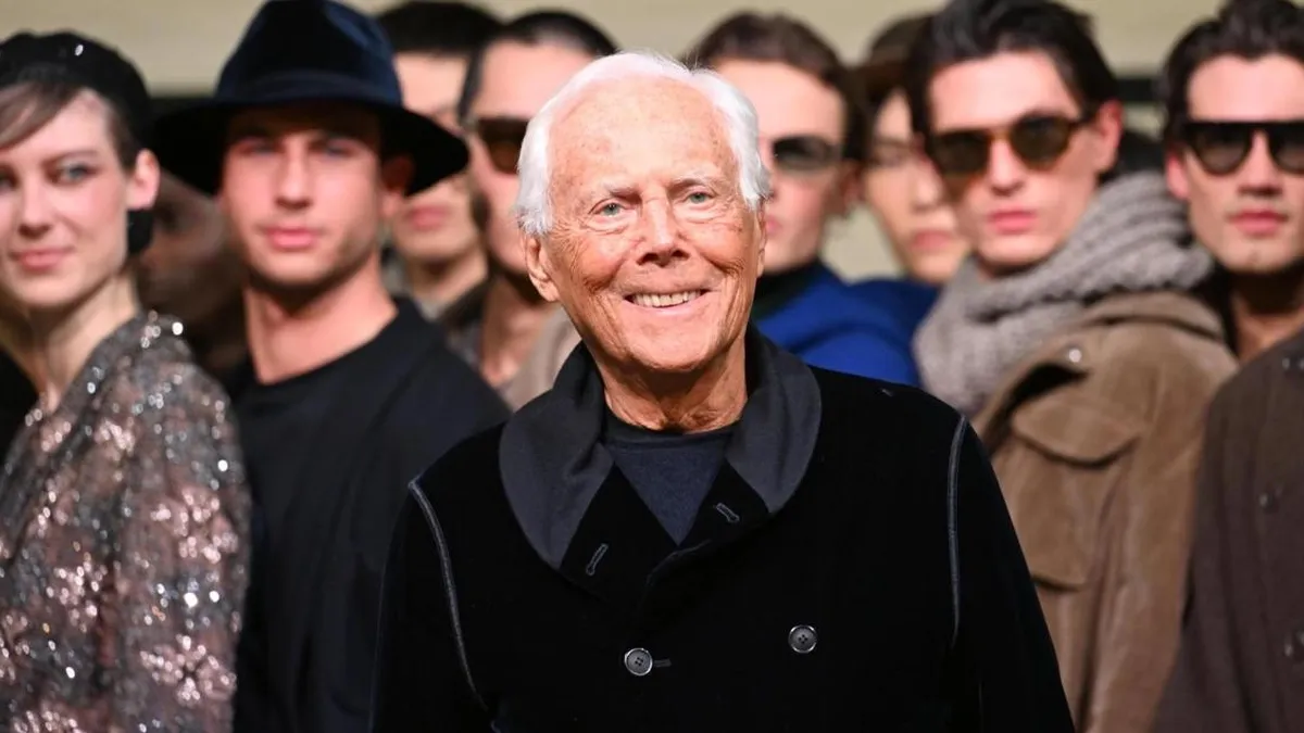 Fallece a los 91 años el icónico diseñador italiano Giorgio Armani.