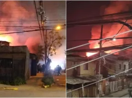 Tragedia en Maipú: hombre fallece en incendio que arrasó seis viviendas.