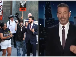 Protestas en Hollywood: "Se trata de nuestros derechos" tras suspensión de Jimmy Kimmel.