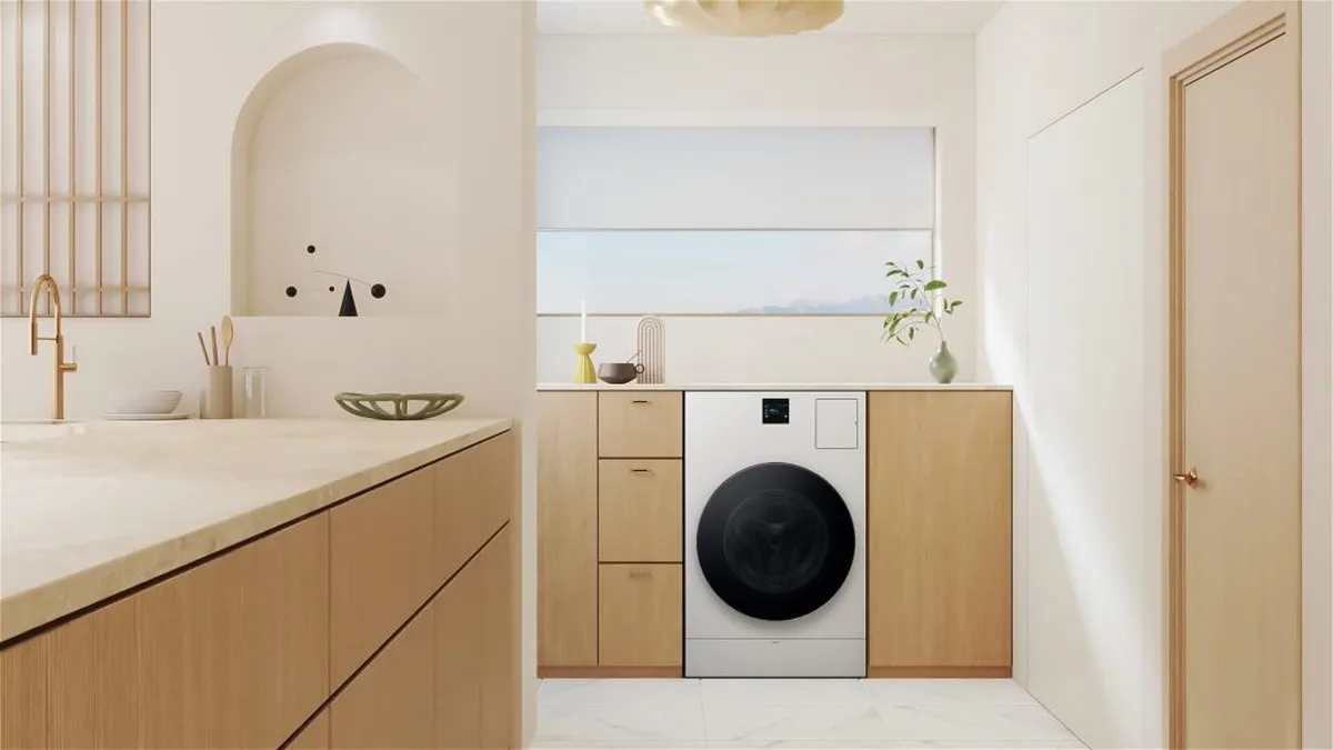 Transforma tu lavado con la Samsung Bespoke AI: tecnología y practicidad al instante.