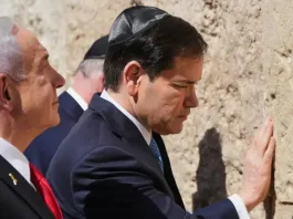 Rubio y Netanyahu en el Muro de los Lamentos