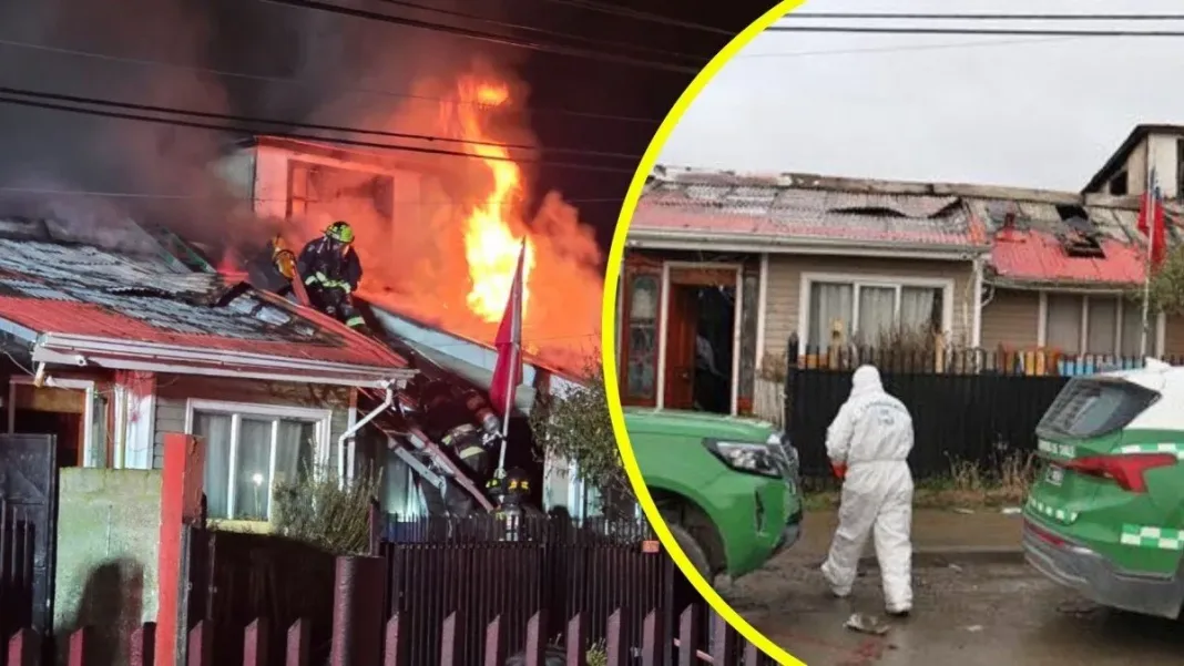 Tragedia en Punta Arenas: incendio cobra la vida de una mujer y deja a su pareja herido. Tragedia en Punta Arenas: incendio cobra la vida de una mujer y deja a su pareja herido.