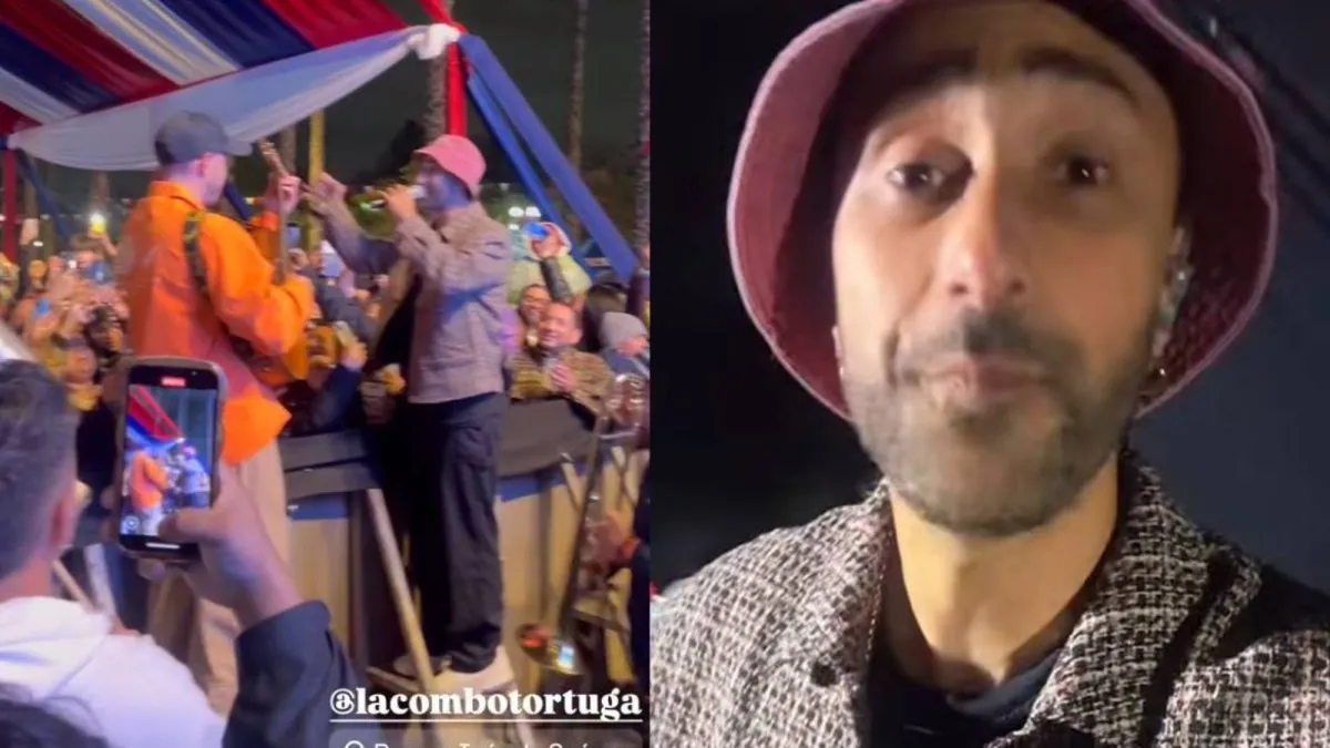 La Combo Tortuga desata la locura en su presentación en la fonda de Providencia.