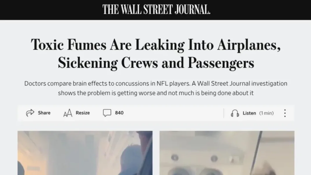 Aerolíneas y el riesgo de gases tóxicos: tripulaciones Aerolíneas y el riesgo de gases tóxicos: tripulaciones