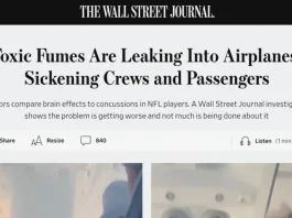 Aerolíneas y el riesgo de gases tóxicos: tripulaciones