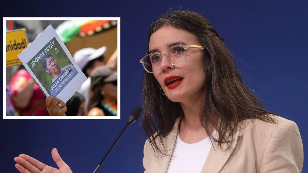 La Ministra Vallejo urge acelerar las diligencias para hallar a Julia Chuñil.