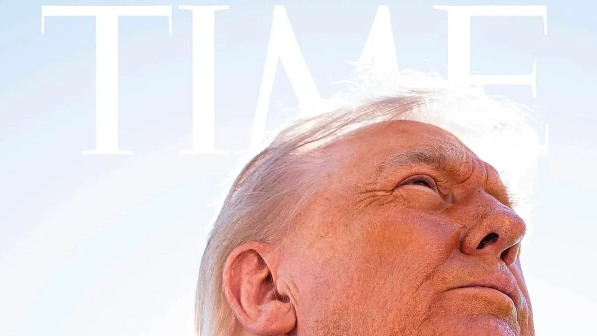 Trump critica a Time por su portada: "Me han borrado el pelo".