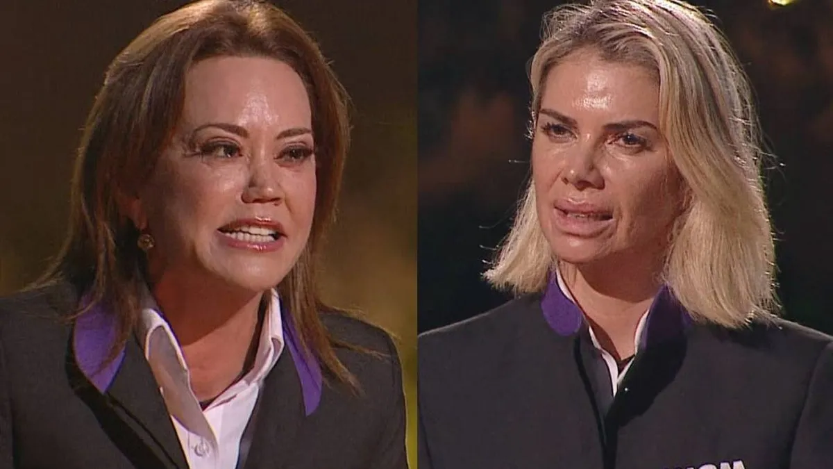 Daniella Campos y Carla Ochoa protagonizan un intenso enfrentamiento en 'El Internado'.