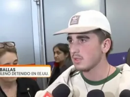El joven de 19 años regresa a Chile tras su detención en "Alligator Alcatraz".