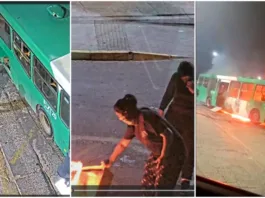 Detenidos por incendio de bus RED en Quilicura