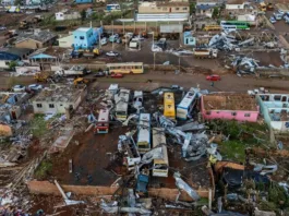 Huracán en Brasil deja 6 muertos y 750 heridos; se declara calamidad pública.