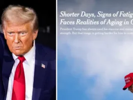 Trump responde a The New York Times por llamarlo "desgastado" y "envejecido".