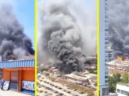 Incendio afecta a más de 60 mil clientes sin luz en Viña del Mar y Valparaíso.